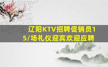 辽阳KTV招聘促销员15/场礼仪迎宾欢迎应聘